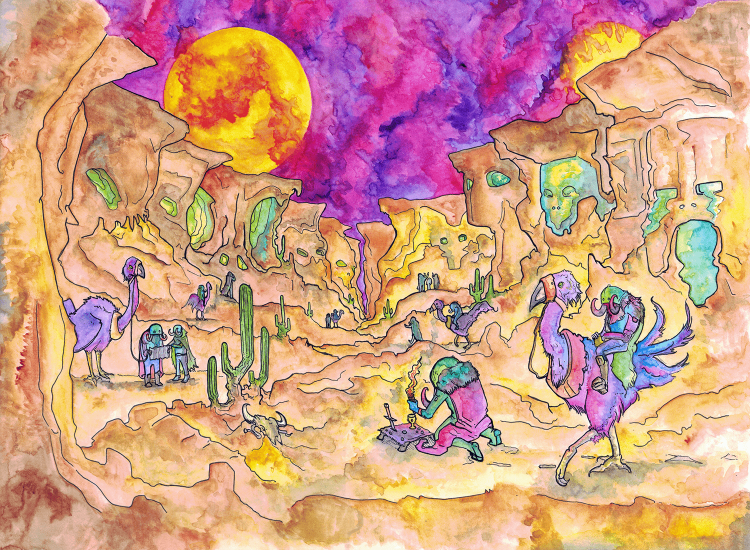 Lost in the canyons of time by John Chakravarty