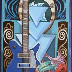 Blue Epiphone by Laura Ackerman
