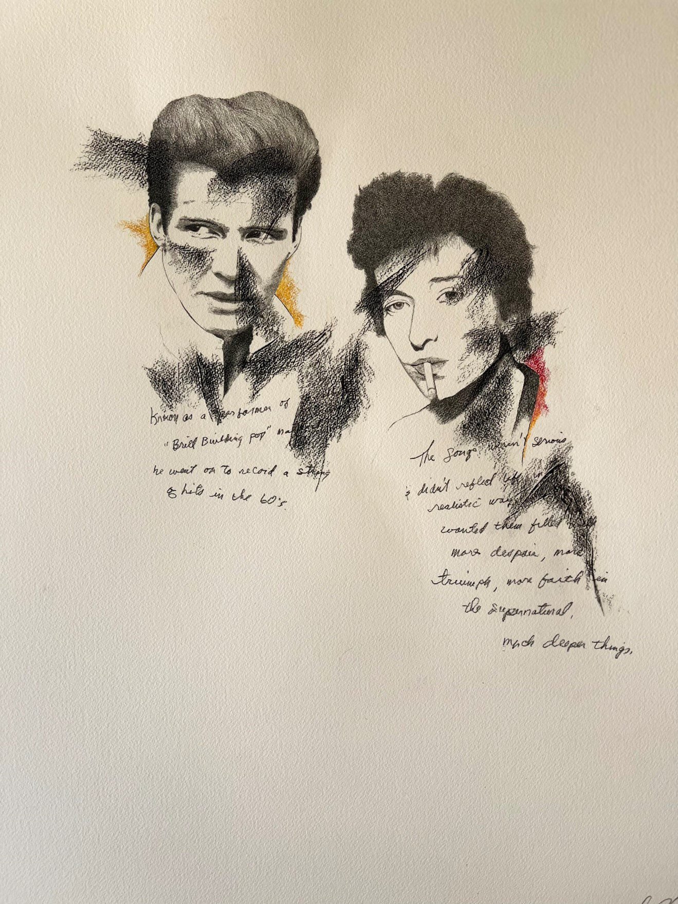 Bobby Vee and Bobby Z by Carlos Cordova
