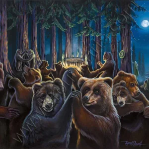 Dancing Bears by James Crouch PRINT