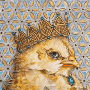 Crown Chick VIIII by Cheryl Thomas