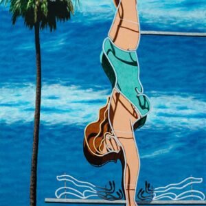 Diving Lady by Christopher Roche