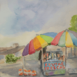 Fruit Stand by Debbie Erickson