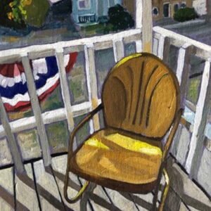 Yellow Chair by Stacy Holmstedt
