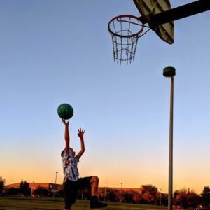 Glowing Lay Up by Jon Jeffery