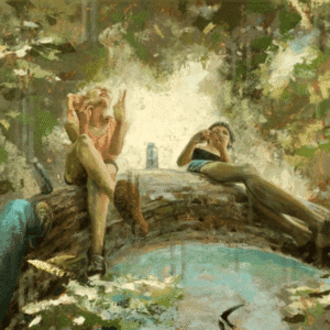 Luncheon Above the Swallows by Kris Manzanares