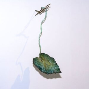 Alocasia Leaf/ China Berry Branch by Daniel Mariotti