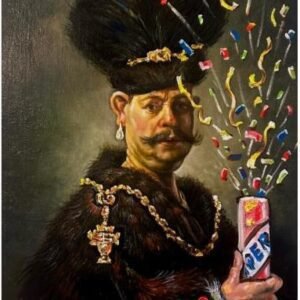 Rembrandt's Study Celebrating by Diego Perez