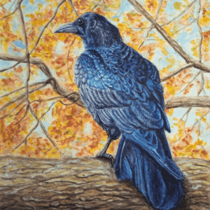 Raven in Autumn by Fiala Richard