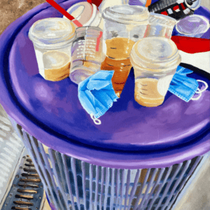 Trash Painting! School Starting! (Overflowing Series) by Grace Rhyne