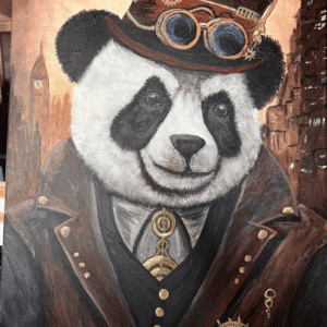 Steam Punk Panda by Kriste Melcher