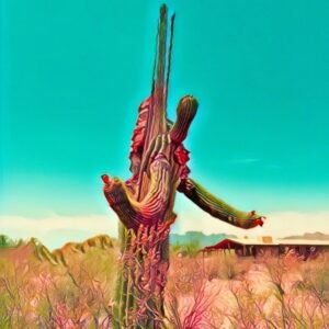 San Antonio de Saguaro by Lisa Suarez