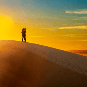 Summer Lovers at Sunset by Eric Jay Toll