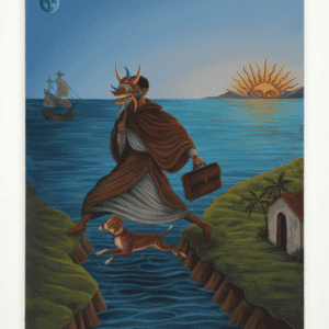 Vejigante Cruzando (Bienvenida y Despedida) by Marcos Alvarado
