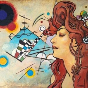 "Kandinsky Meets Mucha" by Hristi Wilbur