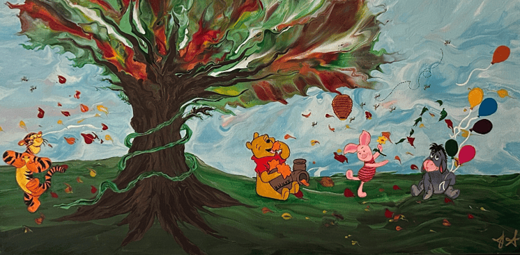 Winnie the Pooh- A Breezy Day by Joan Abraham