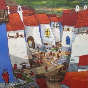 "Peruvian Mountain Village" By CD Valcarcel
