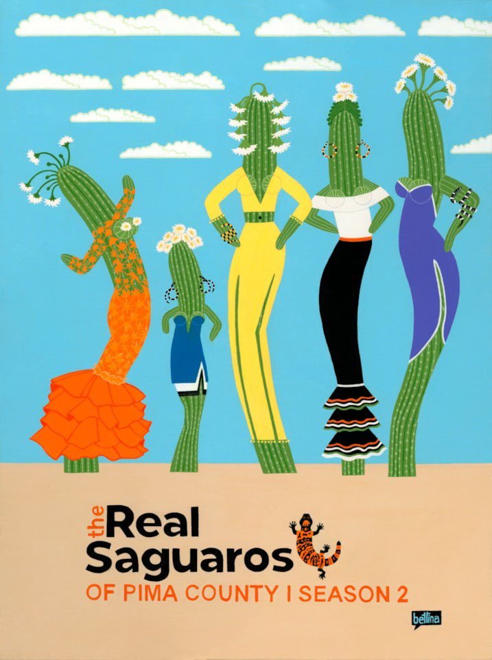The Real Saguaros of Pima County by Bettina