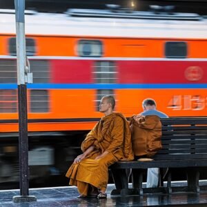 "Praying Monk" By Randy Johnson
