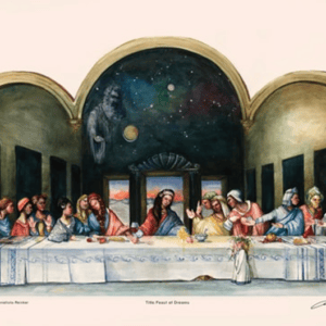 The last supper with all women by Amber Wanielista