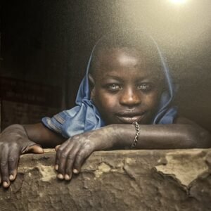 "Yiti The Blue Eyed Boy" By Randy Johnson