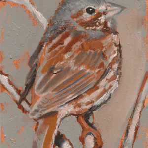 "Sparrow in Grey #1" By Chad Worth