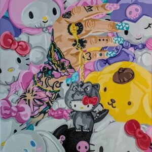 "Hello-Zilla" By Mori "Acrylic Ninja" Pablo
