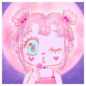 "Super Pink Moon" By Wei Wei